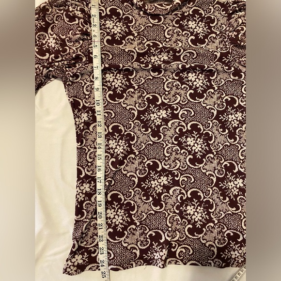 Rebecca Taylor Rochelle Fleur drape mock neck - size large - never worn - Picture 8 of 15